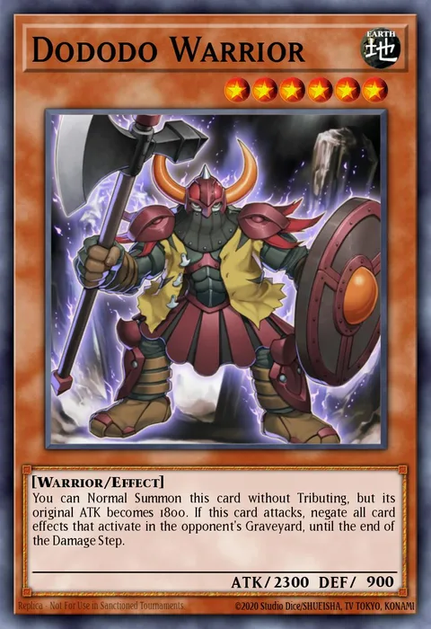 Dododo Warrior trading card