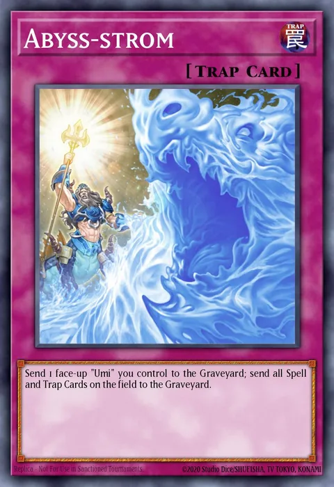 Abyss-strom trading card