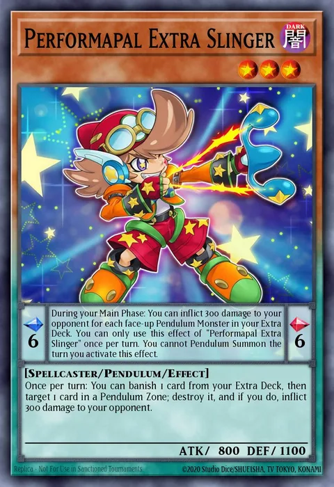 Performapal Extra Slinger trading card