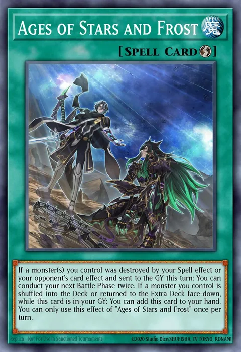 Ages of Stars and Frost trading card
