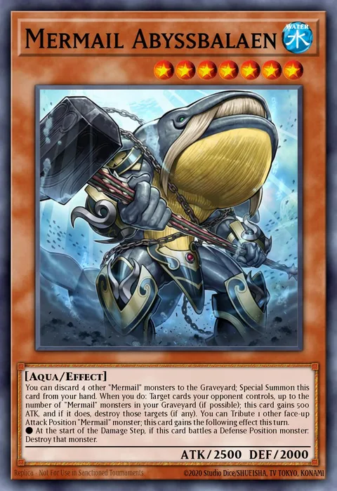 Mermail Abyssbalaen trading card