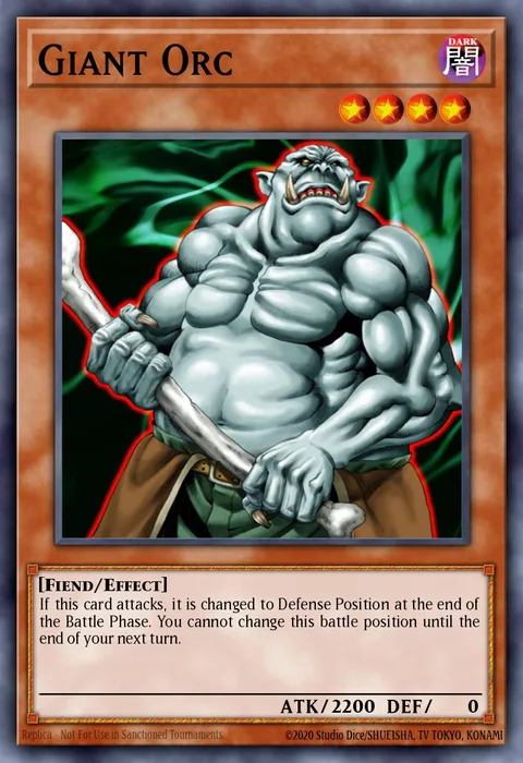 Giant Orc trading card
