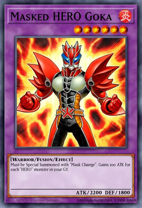 Masked HERO Goka trading card