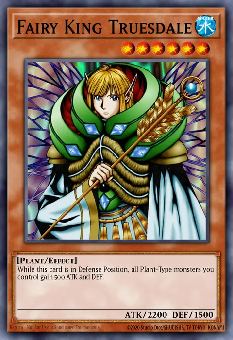 Fairy King Truesdale trading card