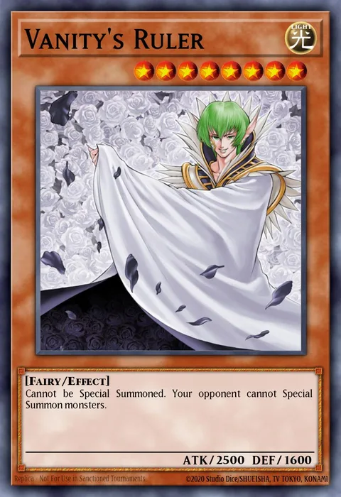 Vanity's Ruler trading card