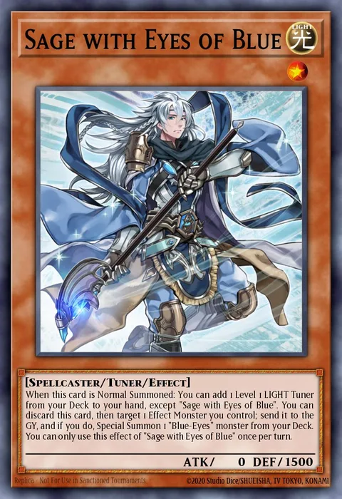 Sage with Eyes of Blue trading card