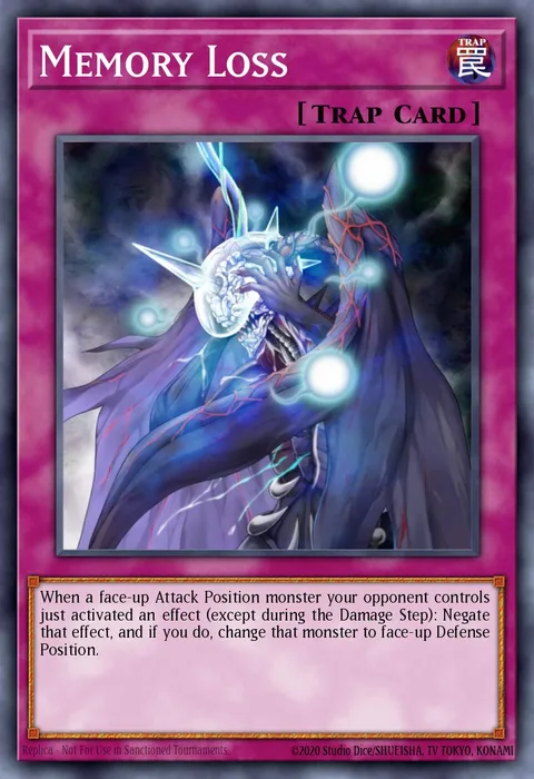 Memory Loss trading card
