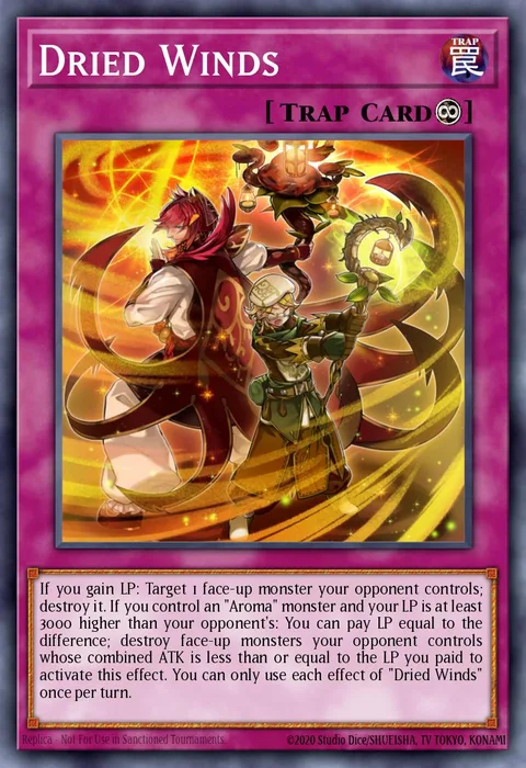Dried Winds trading card