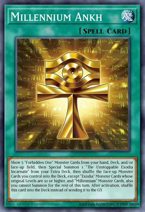 Millennium Ankh trading card