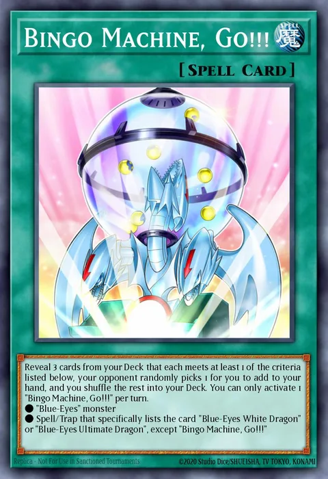 Bingo Machine, Go!!! trading card