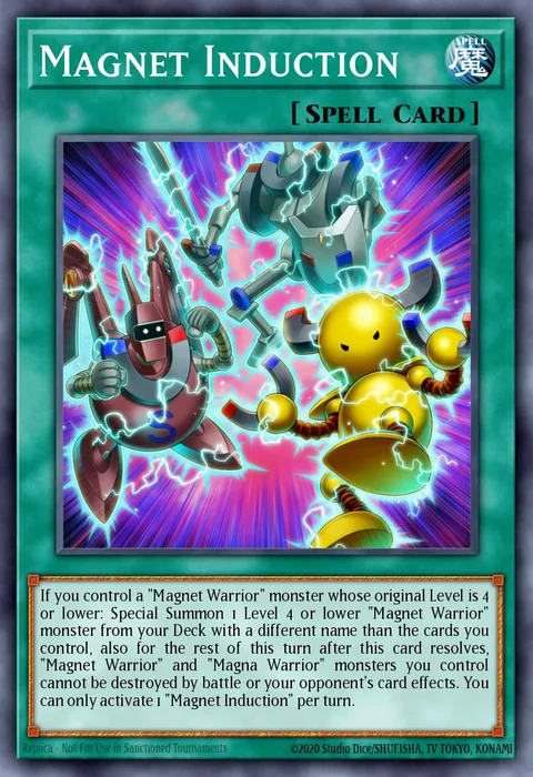 Magnet Induction trading card