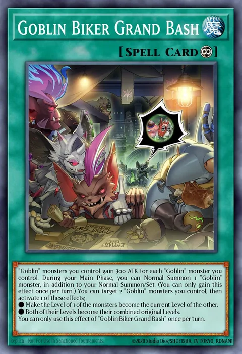 Goblin Biker Grand Bash trading card