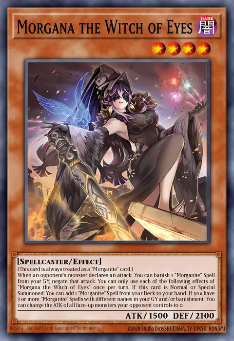 Morgana the Witch of Eyes trading card