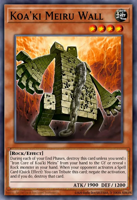 Koa'ki Meiru Wall trading card