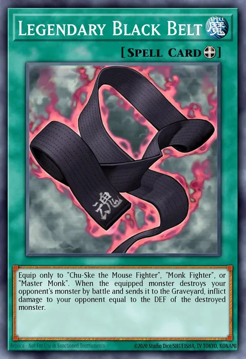 Legendary Black Belt trading card
