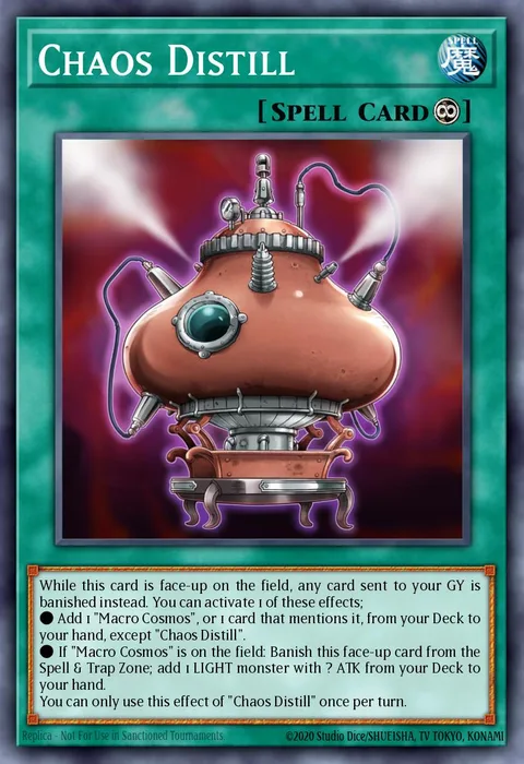 Chaos Distill trading card