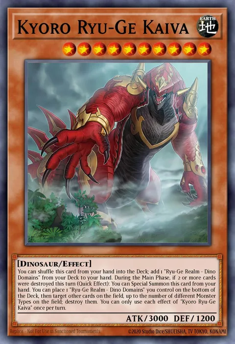 Kyoro Ryu-Ge Kaiva trading card