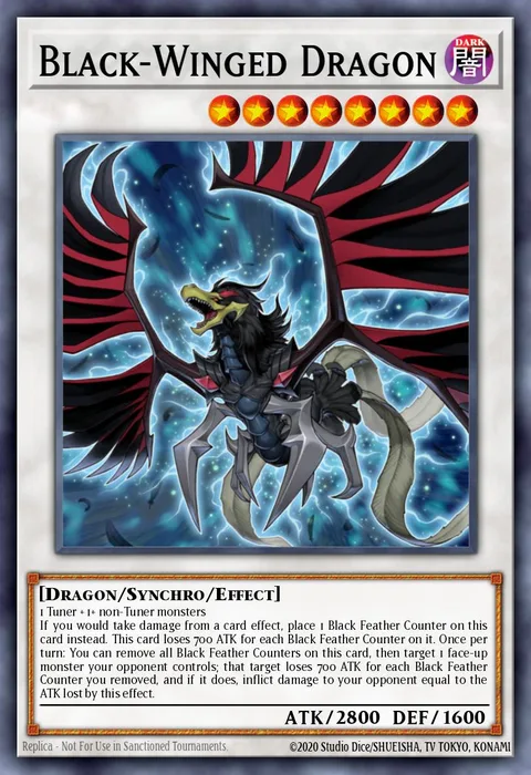 Black-Winged Dragon trading card