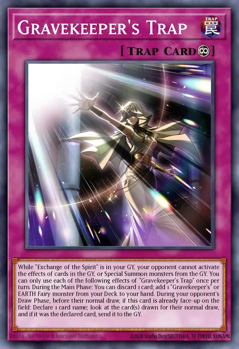 Gravekeeper's Trap trading card