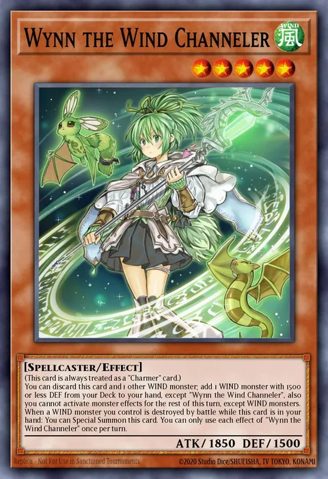 Wynn the Wind Channeler trading card
