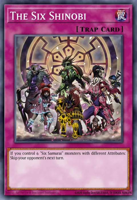 The Six Shinobi trading card