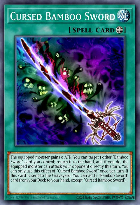 Cursed Bamboo Sword trading card