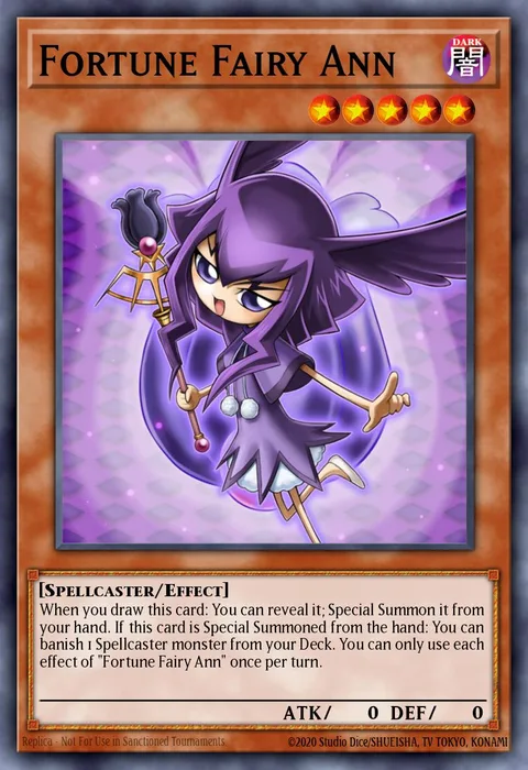 Fortune Fairy Ann trading card
