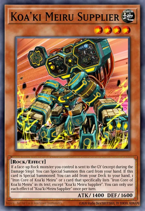 Koa'ki Meiru Supplier trading card