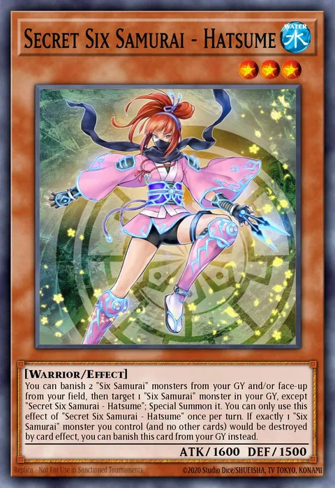 Secret Six Samurai - Hatsume trading card