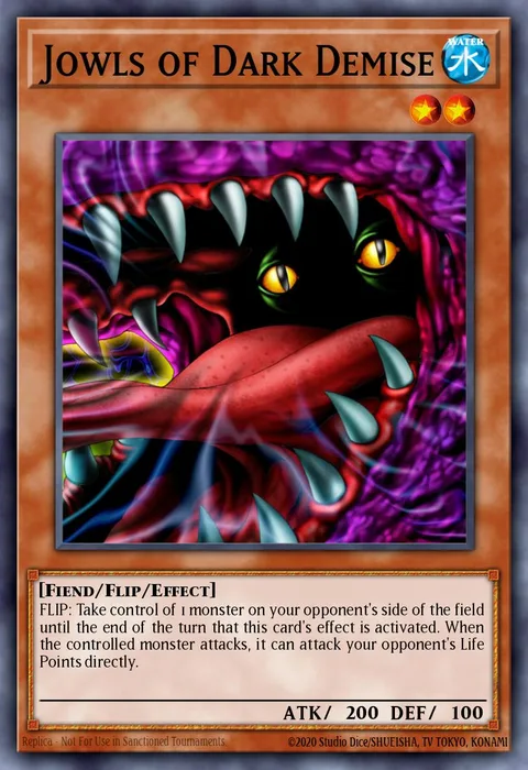 Jowls of Dark Demise trading card