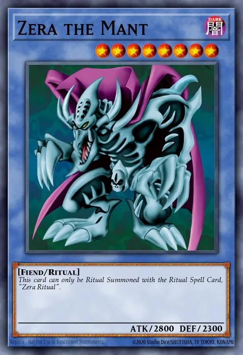Zera the Mant trading card