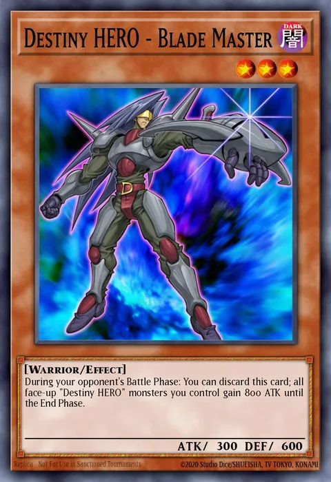 Destiny HERO - Blade Master trading card