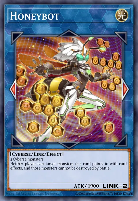 Honeybot trading card