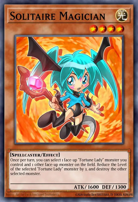 Solitaire Magician trading card