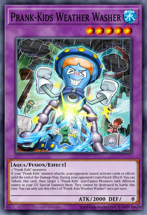 Prank-Kids Weather Washer trading card