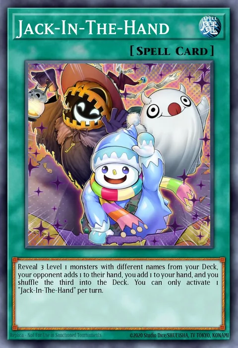 Jack-In-The-Hand trading card