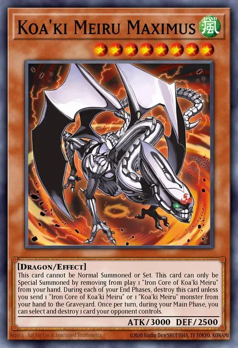Koa'ki Meiru Maximus trading card
