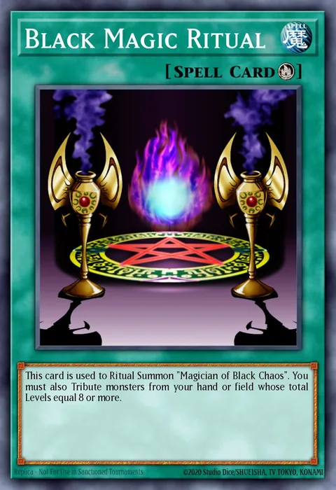 Black Magic Ritual trading card