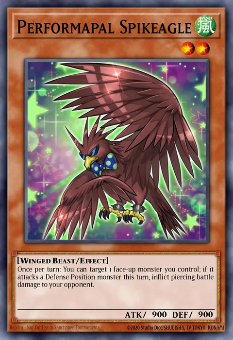 Performapal Spikeagle trading card