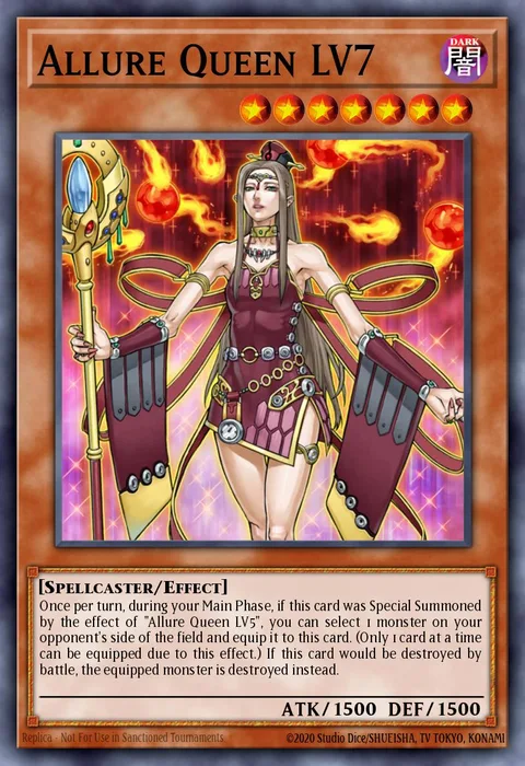 Allure Queen LV7 trading card