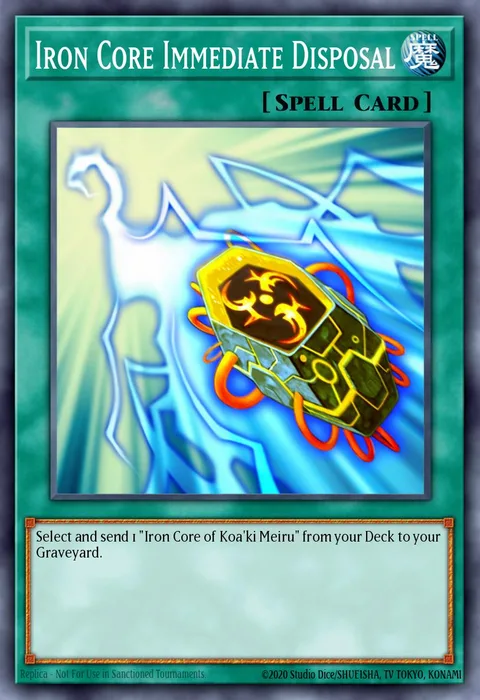 Iron Core Immediate Disposal trading card