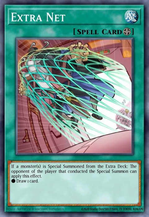 Extra Net trading card