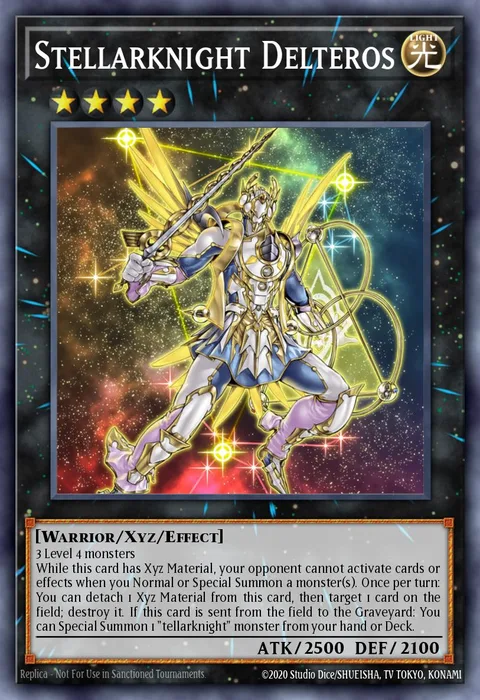 Stellarknight Delteros trading card