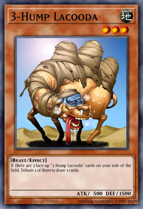 3-Hump Lacooda trading card