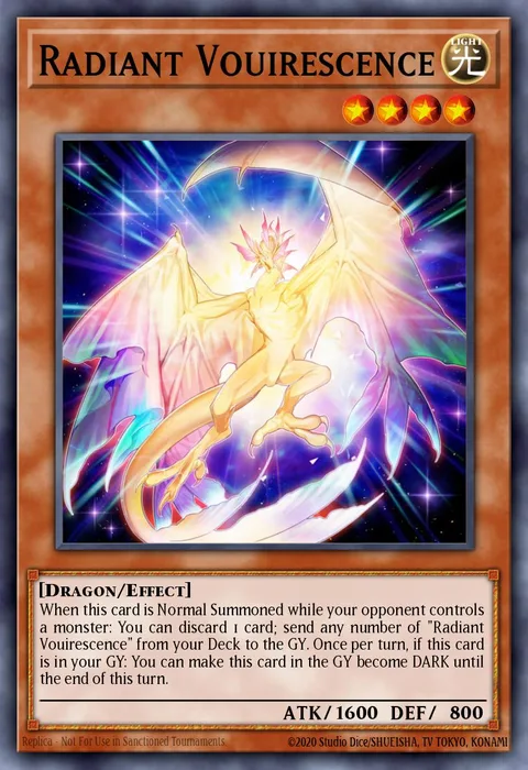 Radiant Vouirescence trading card