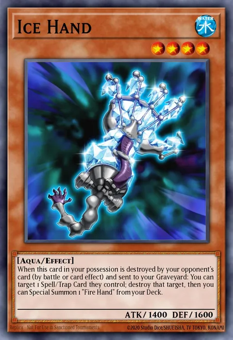 Ice Hand trading card