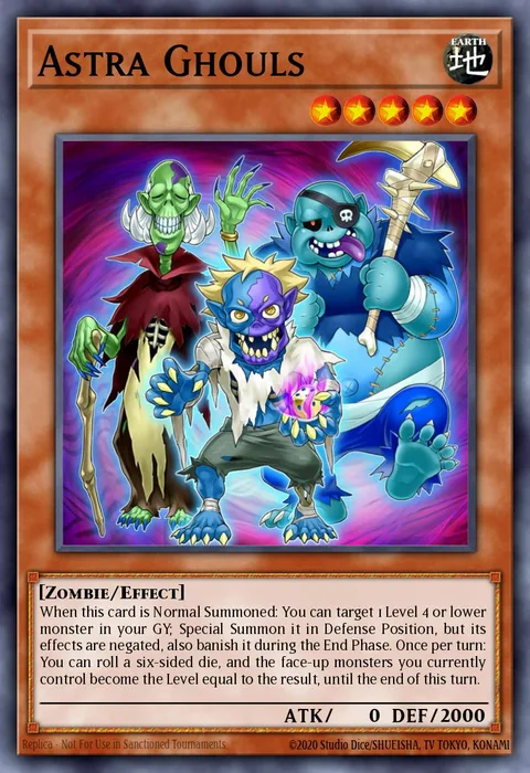 Astra Ghouls trading card