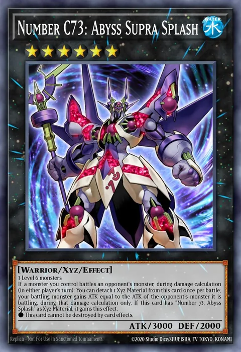 Number C73: Abyss Supra Splash trading card