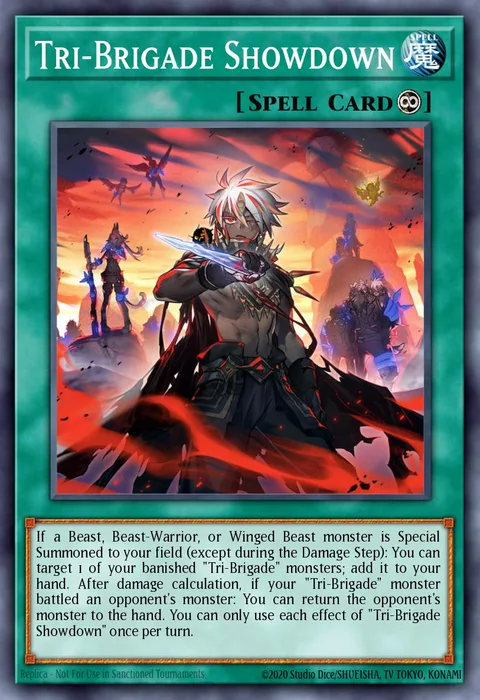 Tri-Brigade Showdown trading card