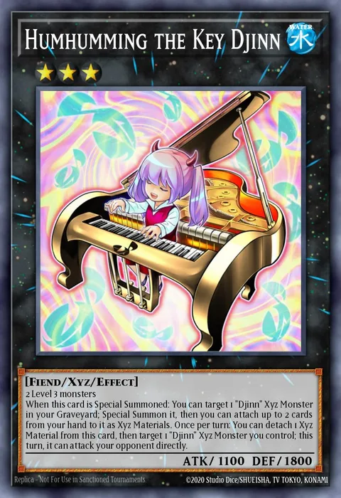 Humhumming the Key Djinn trading card